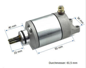 Starting motor assy FE 450 (04-08), FS 450 (04-05), FE 550 (04-08), FE 650 (04-08), FS 650 (04-08)