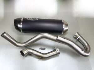 Auspuff Honda TRX 700 XX mit ABE Carbon Auspuffanlage