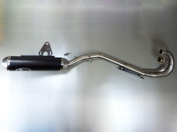 Auspuff SMC / Barossa Wildcat Trasher Canyon 500 520 mit ABE Black Edition Auspuffanlage