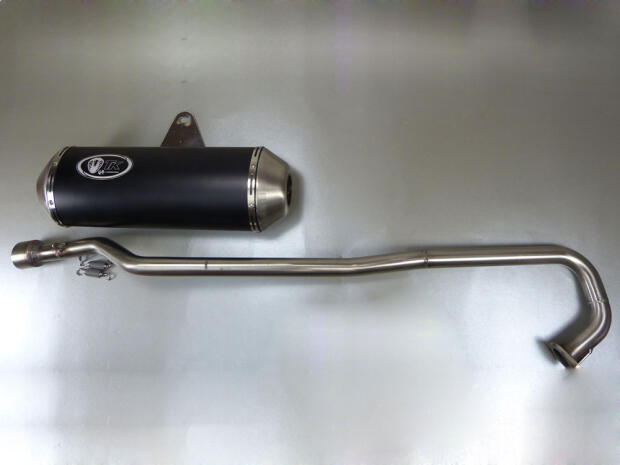 Auspuff TGB Blade 250 -  325 - 400 mit ABE Black Edition Auspuffanlage