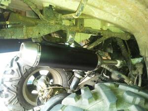 Auspuff TGB Blade 250 -  325 - 400 mit ABE Black Edition Auspuffanlage