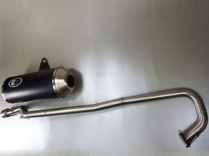 Auspuff TGB Blade 250 -  325 - 400 mit ABE Black Edition Auspuffanlage