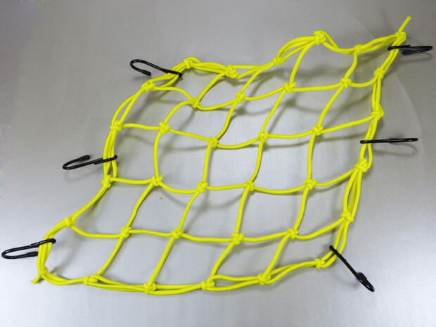 Motorrad Gepäcknetz und Transportnetz Gelb