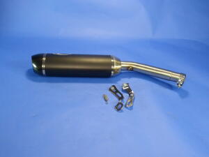 Auspuff für Honda Africa Twin XRV 650 mit ABE Carbon Endtopf Auspuffanlage