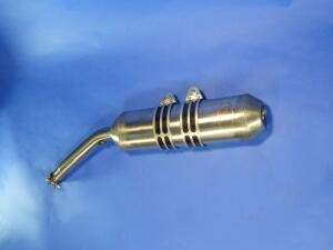 Auspuff für Honda Africa Twin XRV 650 mit ABE Edelstahl Endtopf Auspuffanlage