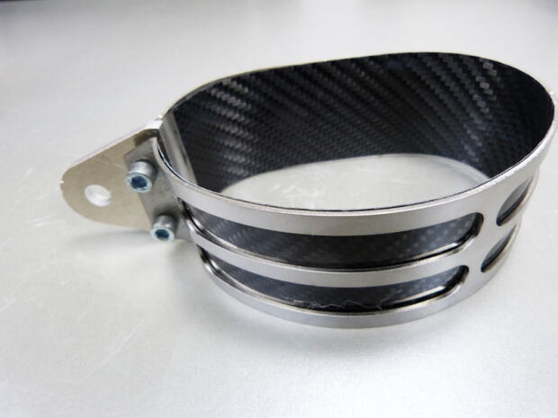 Auspuffschelle Turbokit OVAL Edelstahl Stückweise