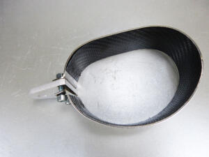 Auspuffschelle Turbokit OVAL Edelstahl Stückweise