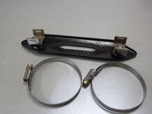 Auspuff Hitzeschild carbon Quad ATV Motorrad Enduro Moto Cross