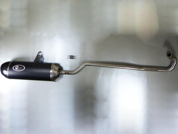 Auspuff TGB Blade 250 -  325 - 400  mit ABE Carbon Edition Auspuffanlage