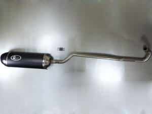 Auspuff TGB Blade 250 -  325 - 400  mit ABE Carbon Edition Auspuffanlage