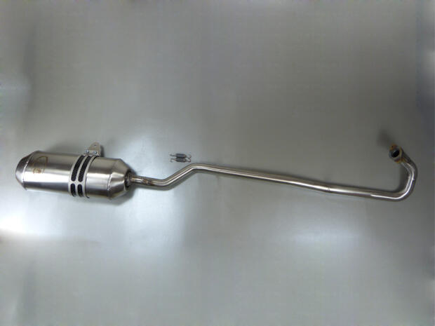 Auspuff TGB Blade 250 -  325 - 400 mit ABE Edelstahl Edition Auspuffanlage