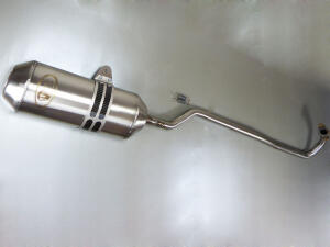 Auspuff TGB Blade 250 -  325 - 400 mit ABE Edelstahl Edition Auspuffanlage