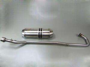 Auspuff TGB Blade 250 -  325 - 400 mit ABE Edelstahl Edition Auspuffanlage