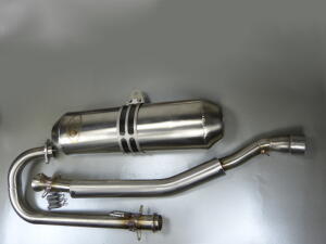 Exhaust with front pipe CFMOTO Terralander 625 / CForce 600 with e-mark stainless steel