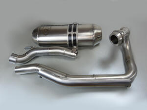 Auspuff mit Tuning Krümmer Suzuki LTZ 400 K9 ab 2009 Edelstahl Edition