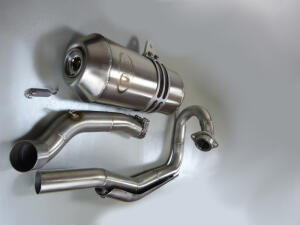 Auspuff mit Tuning Krümmer Suzuki LTZ 400 K9 ab 2009 Edelstahl Edition