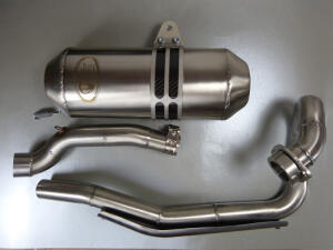 Auspuff mit Tuning Krümmer Suzuki LTZ 400 K9 ab 2009 Edelstahl Edition