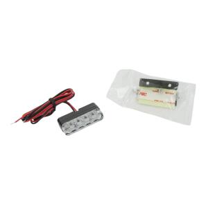 LED Kennzeichenbeleuchtung Klarglas E-geprüft für Motorrad Quad ATV