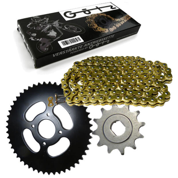 Kettensatz für Hercules Sachs M4/5 Prima Z.11/42 tuning Goldkette
