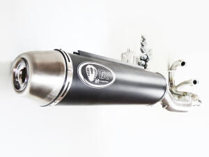 Auspuff mit Tuning Krümmer für Yamaha YFM 700 R Raptor bis 2014