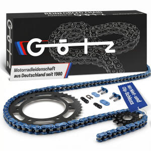 Kette X-Ring blau für Yamaha Raptor YFM 350 R /...