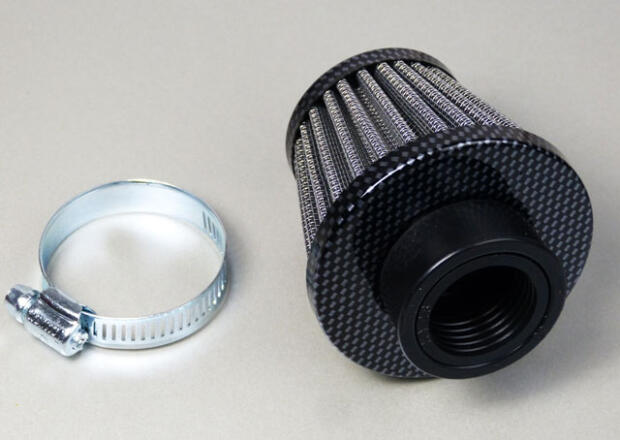 Air filter Zündapp 50 - 80 ccm carbon steel mesh tuning power 28mm