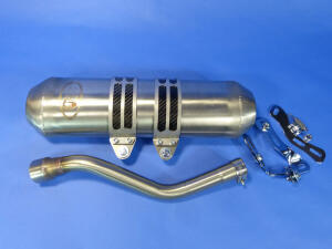 Auspuff Can Am Renegade 500 - 800 G1 mit ABE mit Slip On Edelstahl Edition