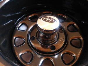 Wheel set for CF Moto C-Force 450 520 550 steel rims in black