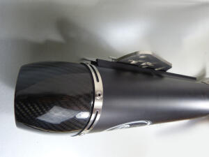 Auspuff Suzuki LTZ 400 mit ABE + Krümmer mit 45mm dickem größerem Rohrquerschnitt