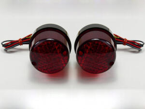 Doppelrücklicht Rücklicht mit Bremslicht rund universell