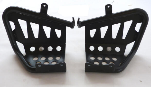 Heel guards für Can Am DS 450 schwarz