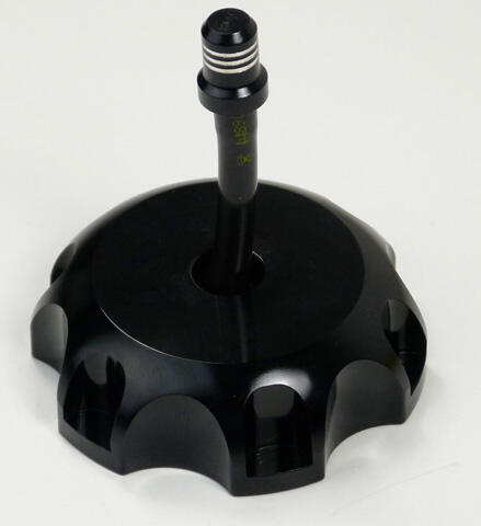 Aluminium Tankdeckel mit Entlüftungsventil Schwarz Yamaha TT 600