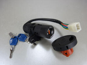 Tankdeckel mit Zündschloss und Lenkradschloss Kit für KTM 640 LC4 Supermoto