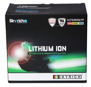Batterie 12 Volt HJTX20HQ-FP, Lithium Ionen Motorradbatterie