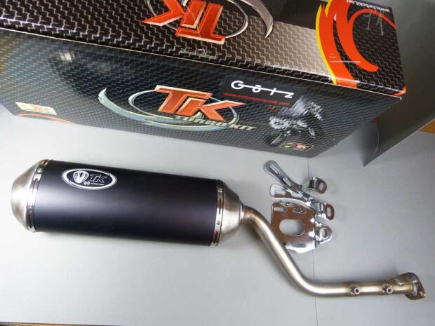 Auspuff Goes 350 S mit ABE Auspuffanlage Black Edition