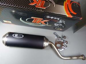 Auspuff Goes 350 S mit ABE Auspuffanlage Black Edition