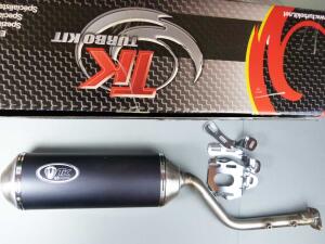 Auspuff Goes 350 S mit ABE Auspuffanlage Black Edition