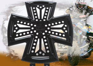 Frontbumper YFZ 450 R from year 2009 black