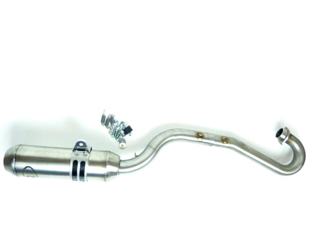 Auspuff für Kawasaki KFX 450 R mit ABE Edelstahl Auspuffanlage