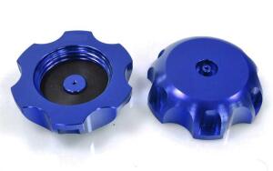Fuel Tank Cap with Vent Valve Blue for Kawasaki KX 250 / KX 250 F 05