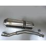 Exhaust CF Moto 500 with e-mark stainless steel