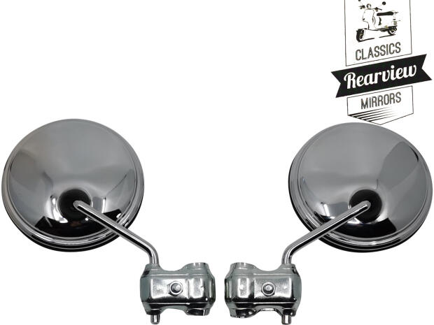 2x mirror Vespa V50 PX PK Lambretta NSU left and right