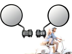 2x mirror Vespa V50 PX PK Lambretta NSU left and right