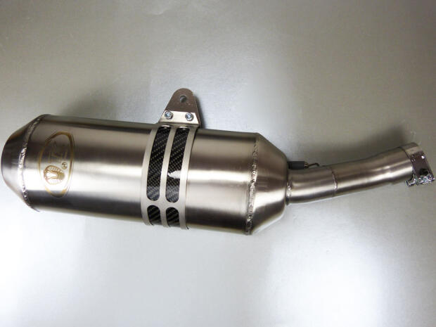 Auspuff SMC 500 RAM 503 Canyon Wildcat mit ABE Edelstahl Endtopf Auspuffanlage