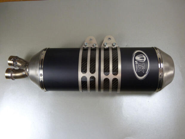 Auspuff Kawasaki KVF 650 / 700 Prairie mit ABE Auspuffanlage Black Edition