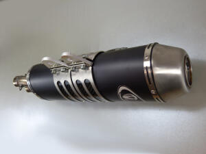 Auspuff Kawasaki KVF 650 / 700 Prairie mit ABE Auspuffanlage Black Edition