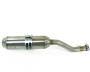 Exhaust Can-Am Renegade 800 slip on with e-mark inox edition