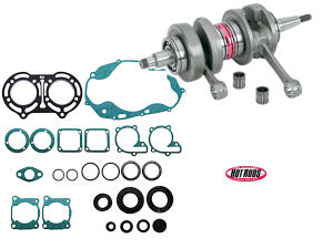 Kurbelwellen Reparatursatz Hot Rods für Yamaha...