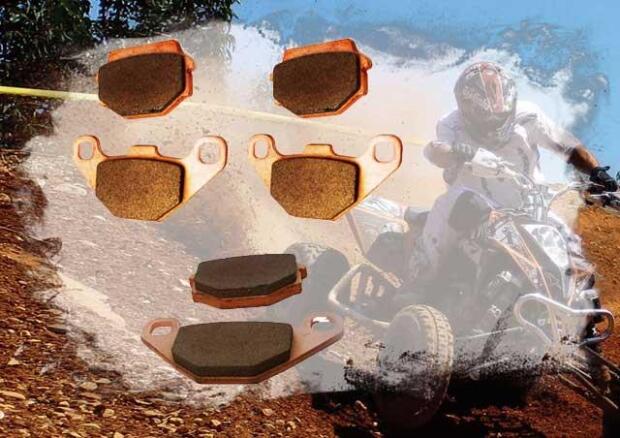 3x Bremsbeläge TGB Target 325 vorne & hinten EBC Sintermetall