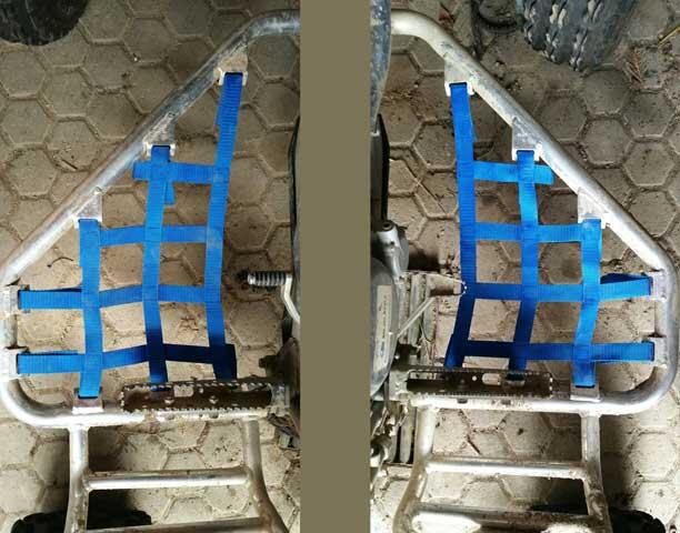 Net for nerf bar blau for Xtremeparts Nerfbar